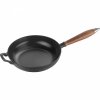Patelnia żeliwna Z Drewnianym Uchwytem 24 Cm Staub